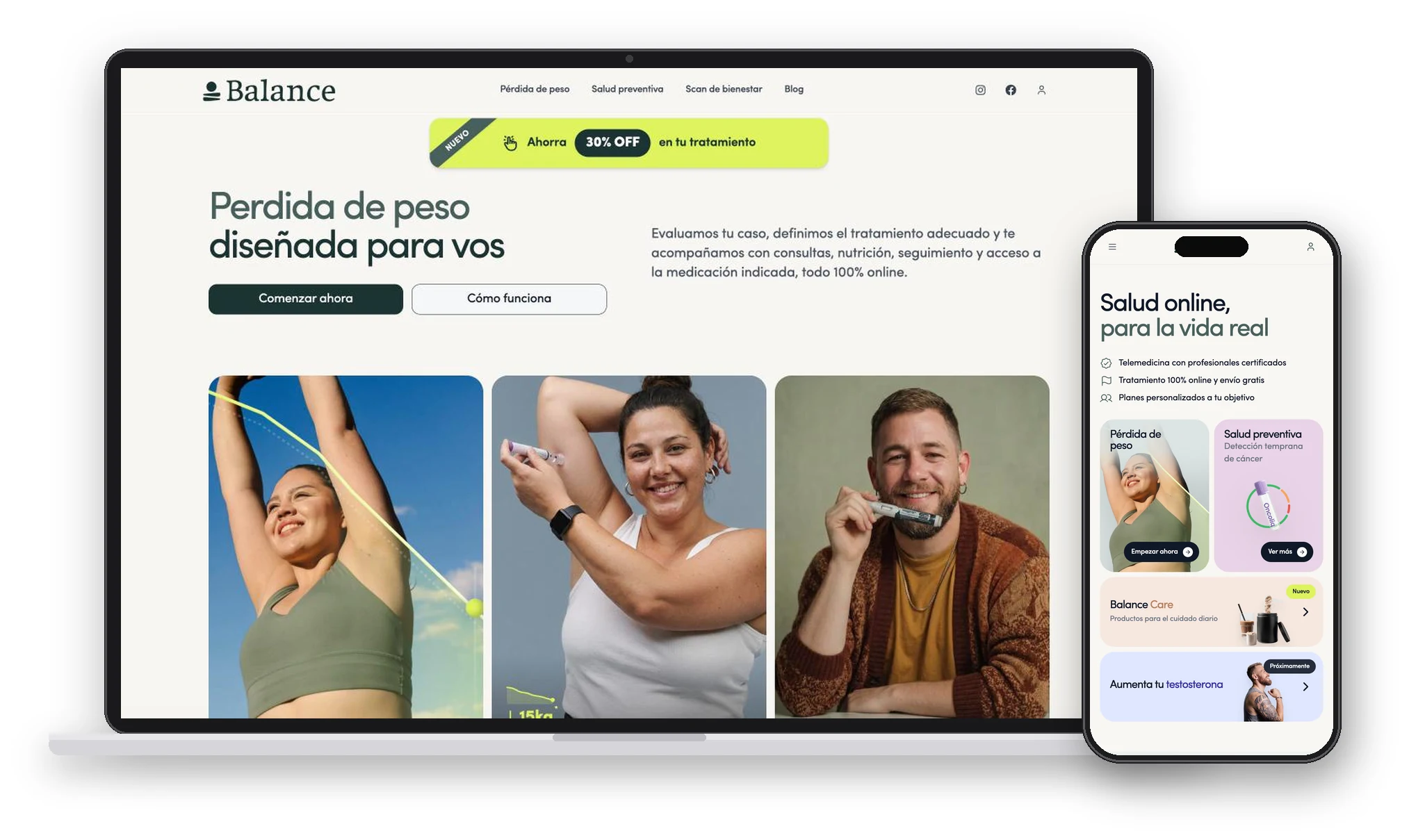 Balance — Meta Ads, redes y UX