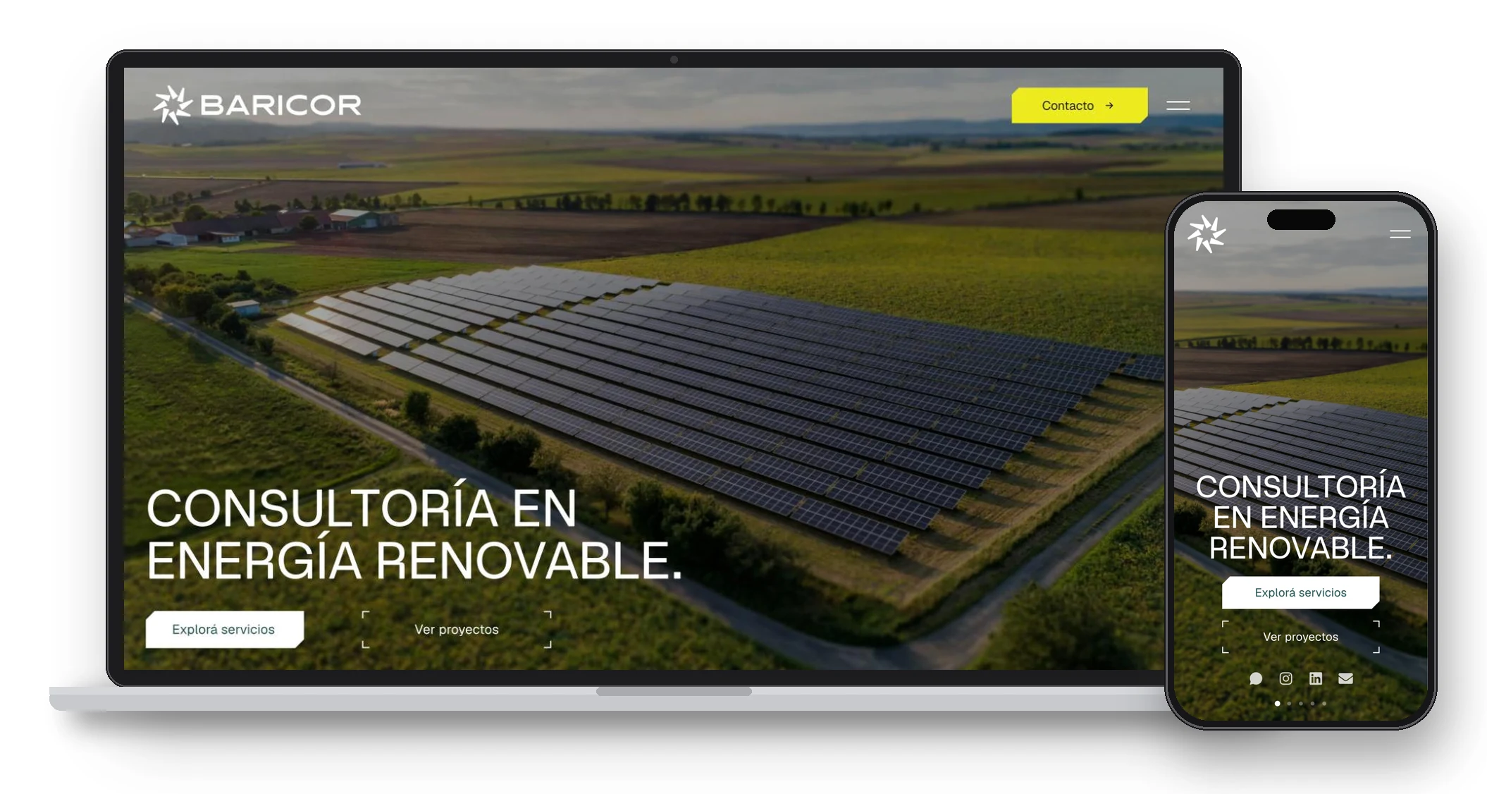Baricor — Branding, diseño y desarrollo web